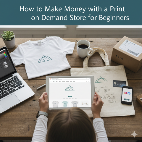 image how make money on print on demand
